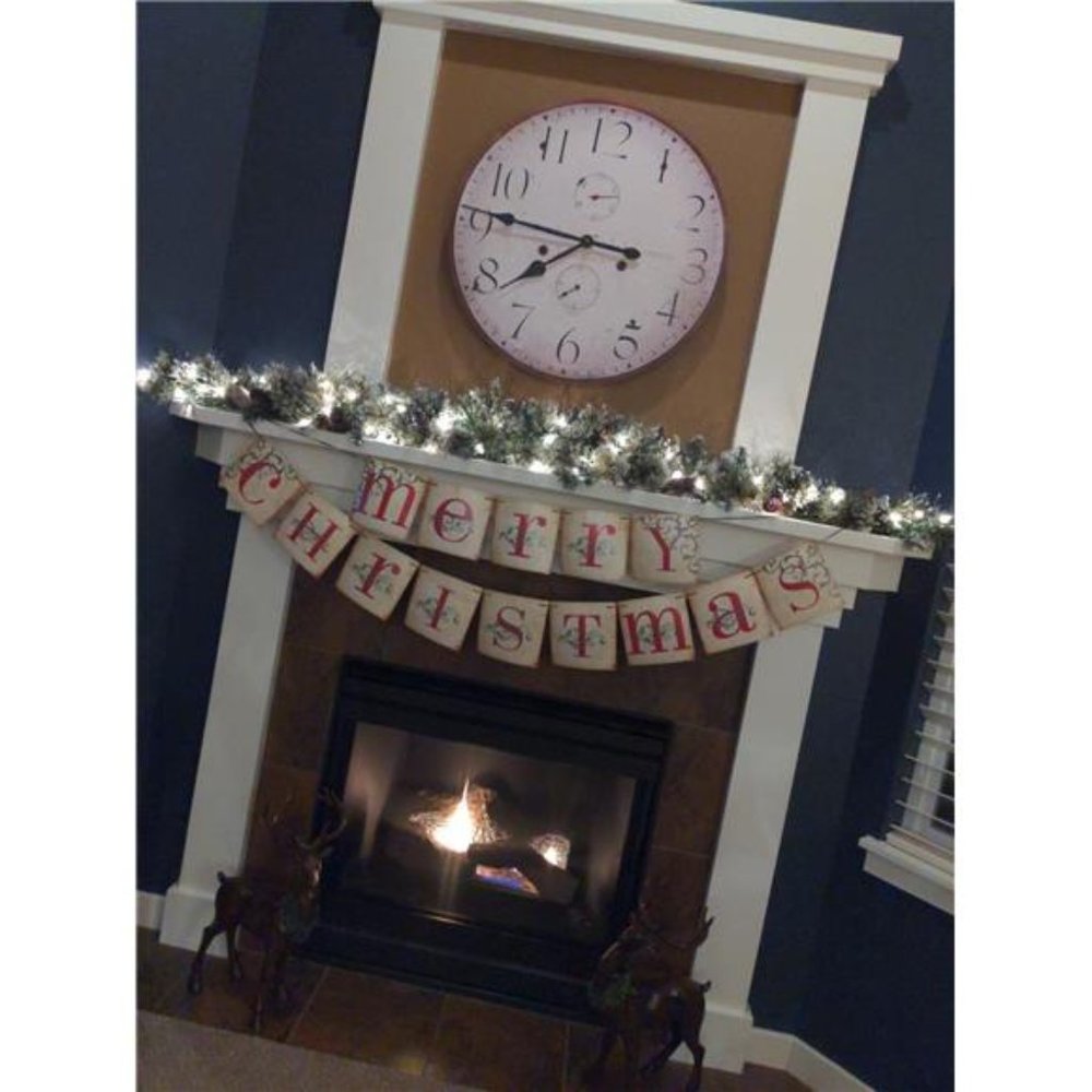 Vintage Merry Christmas Banner |   Retro Nostalgic Banner - Picture 2 of 9
